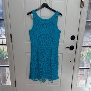 Lilly Pulitzer Turquoise/blue Lace Dress